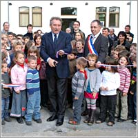 Inauguration de la r&eacute;novation de l'&eacute;cole du Bourg d'Asson